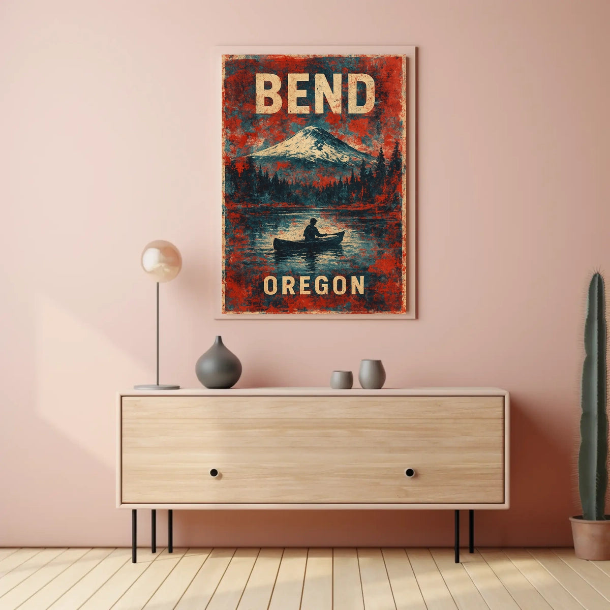 Bend Oregon Adventure Scenic Wanderlust Poster