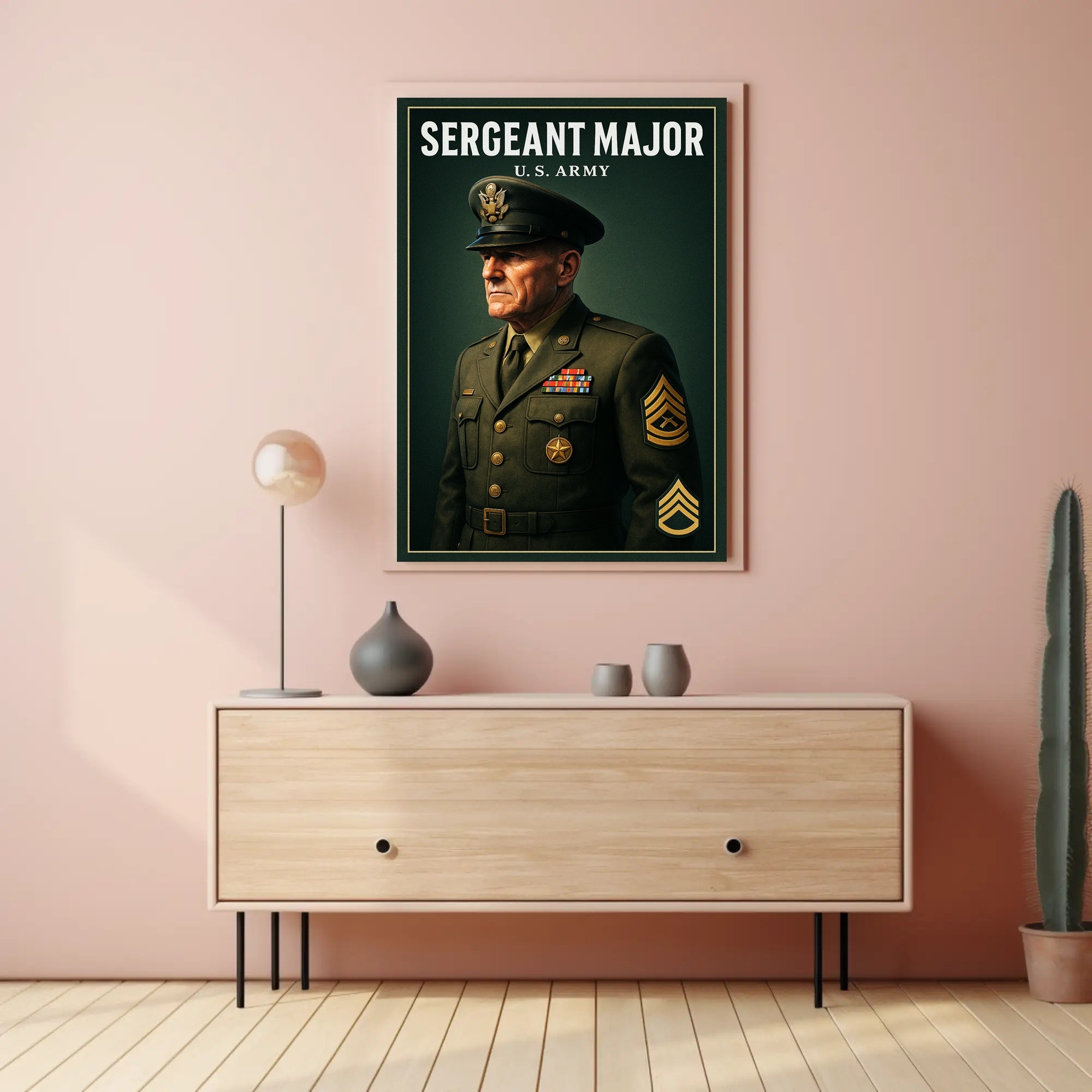 Sergeant Major U.S. Army Poster PosterGoat