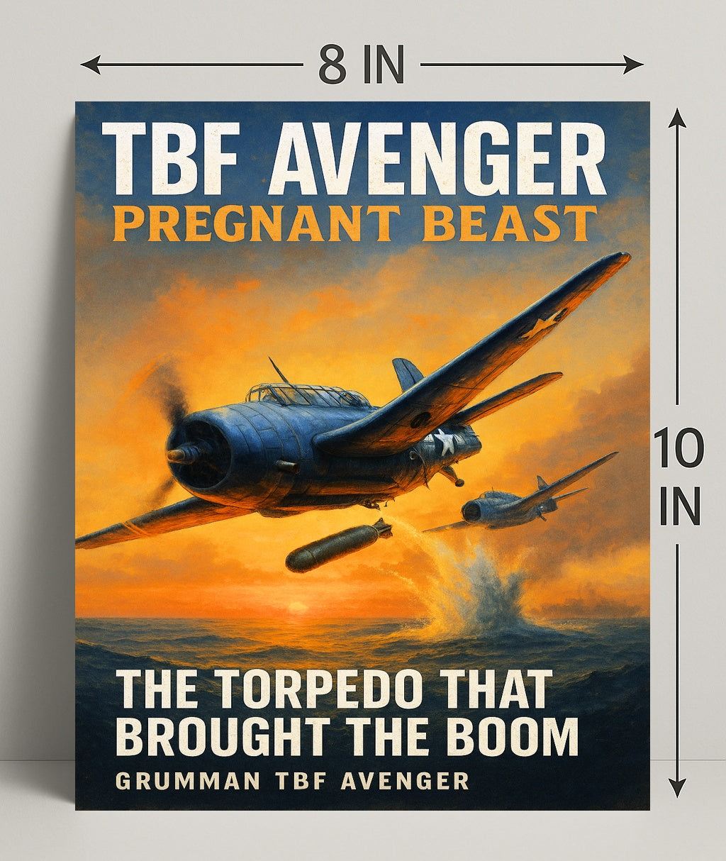 TBF Avenger - The Torpedo Bomber Poster PosterGoat