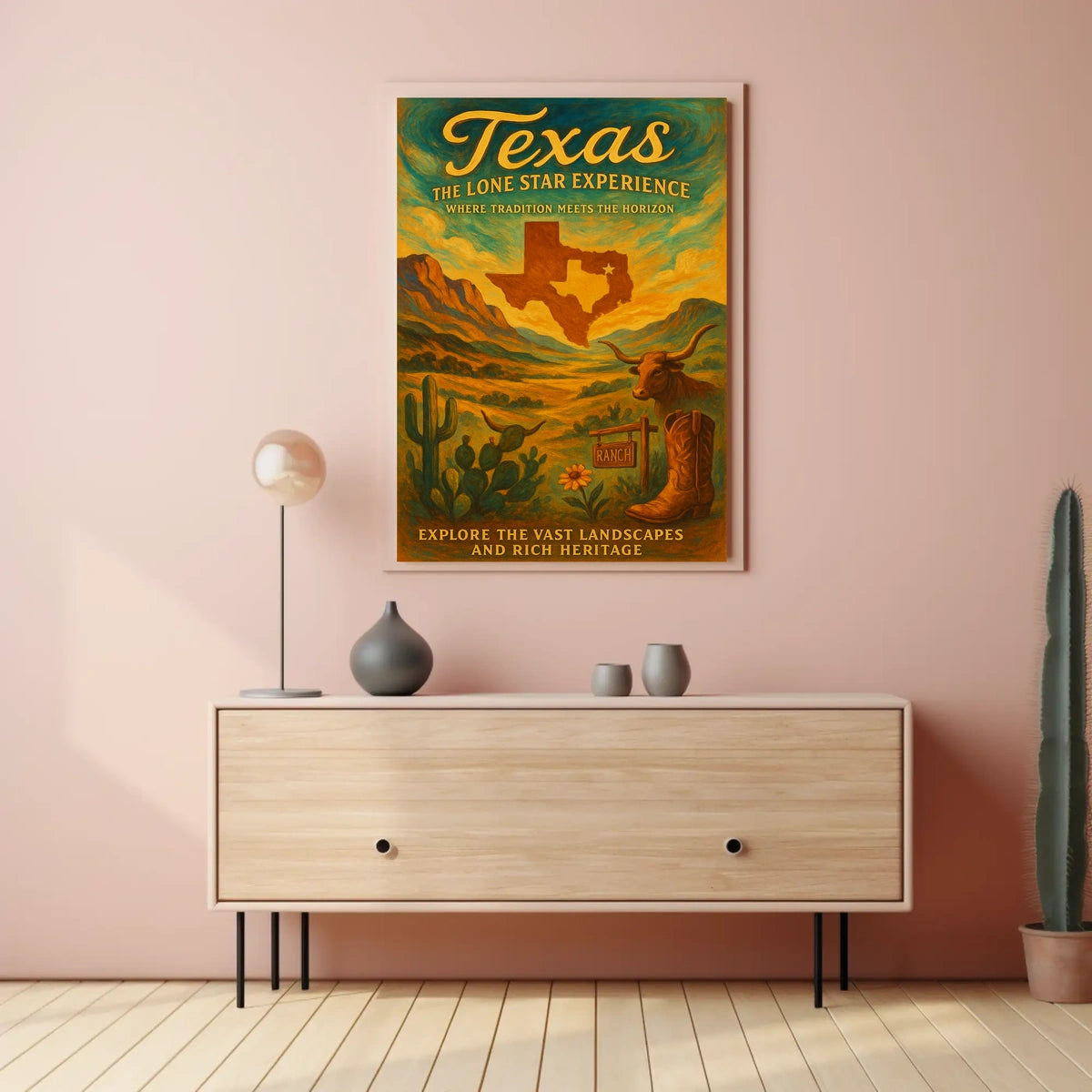Texas The Lone Star Experience Poster