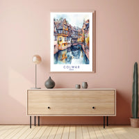 Colmar's Canal Charm Poster PosterGoat