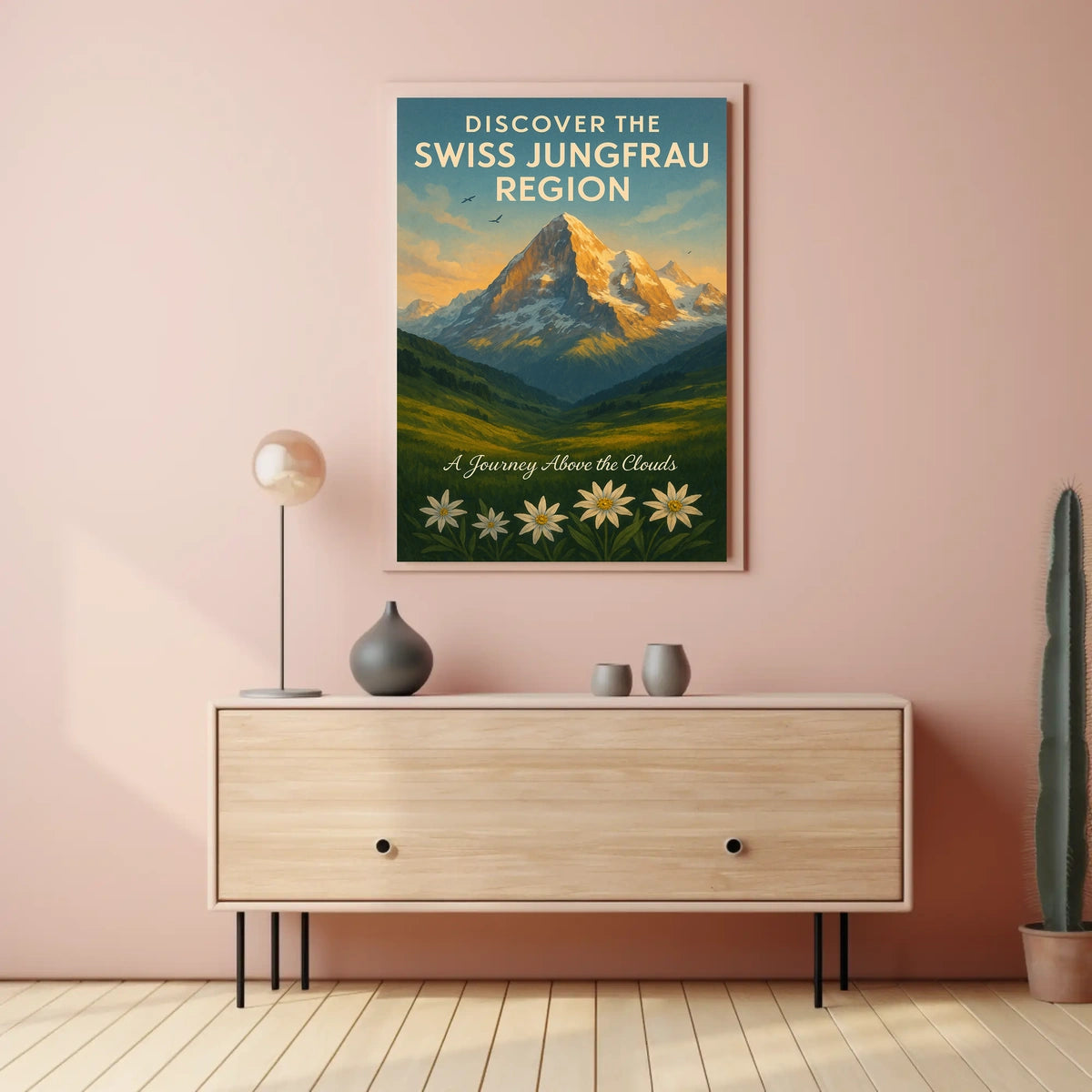 Discover the Swiss Jungfrau Region Poster