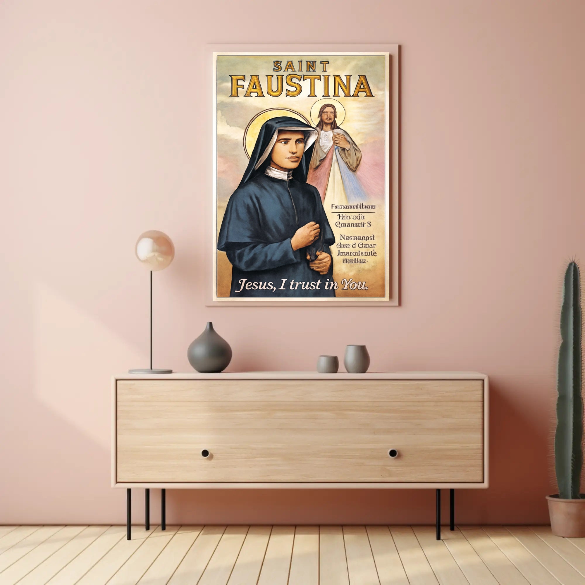 Saint Faustina Poster PosterGoat