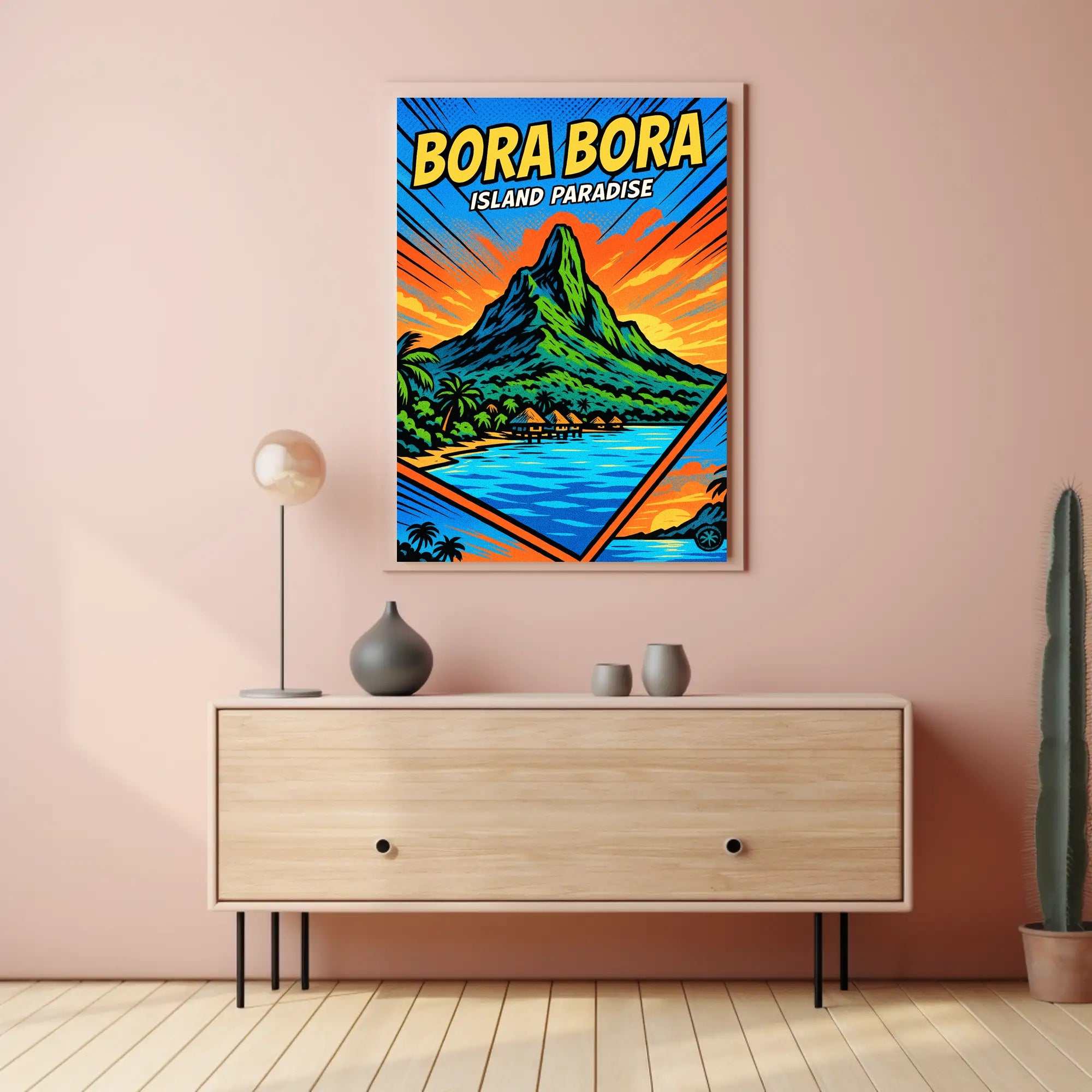 Bora Bora Island Paradise Poster