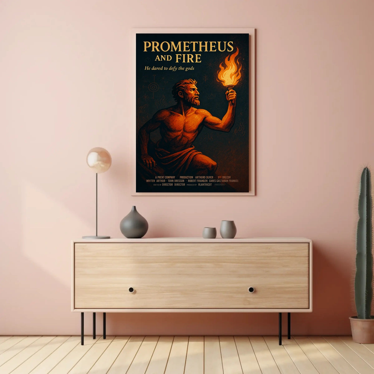 Prometheus and Fire Poster