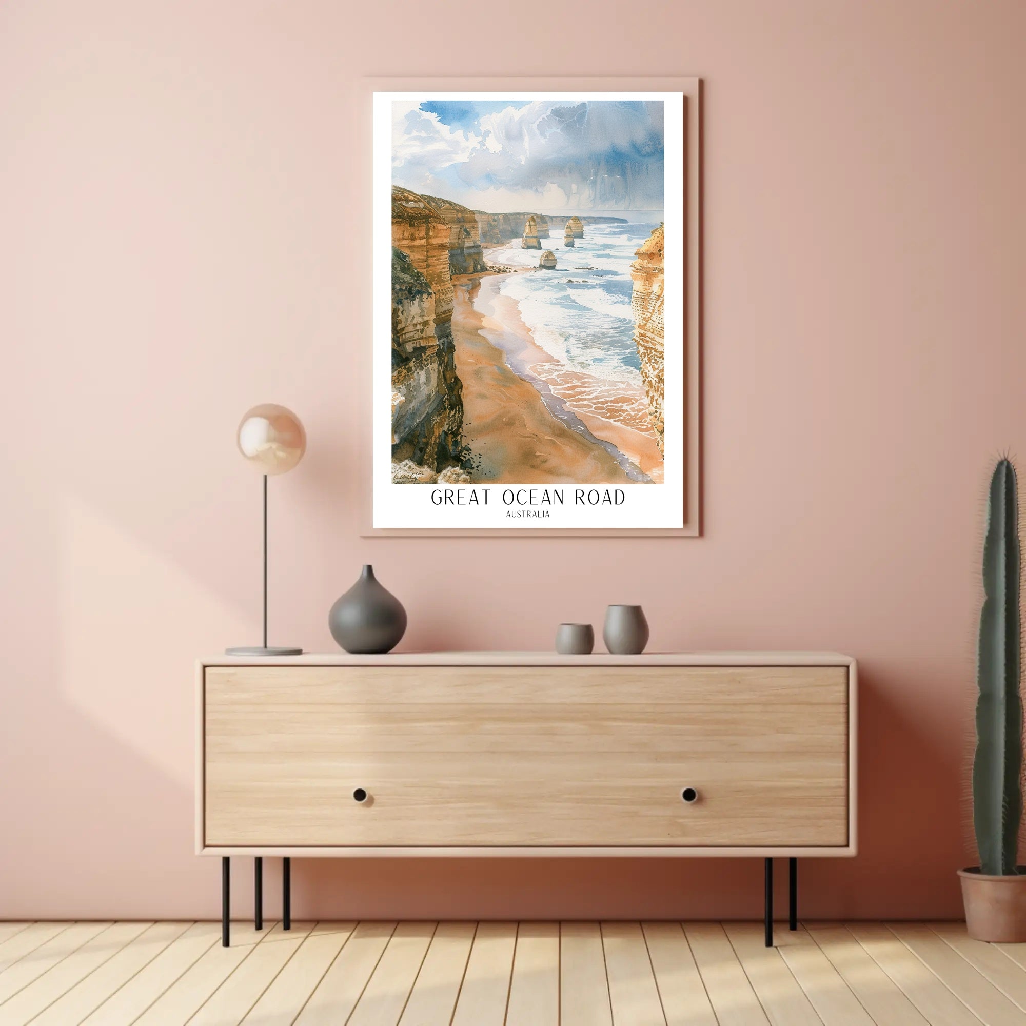 Great Ocean Road Scenic Travel Poster PosterGoat
