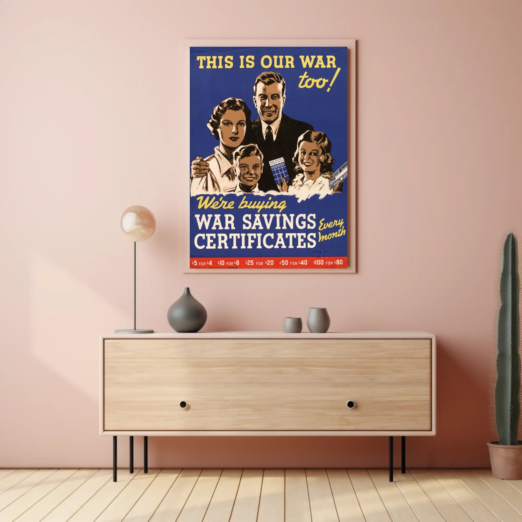 War Savings Certificates Promotion Poster PosterGoat