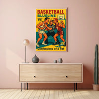 Basketball Blueline Poster