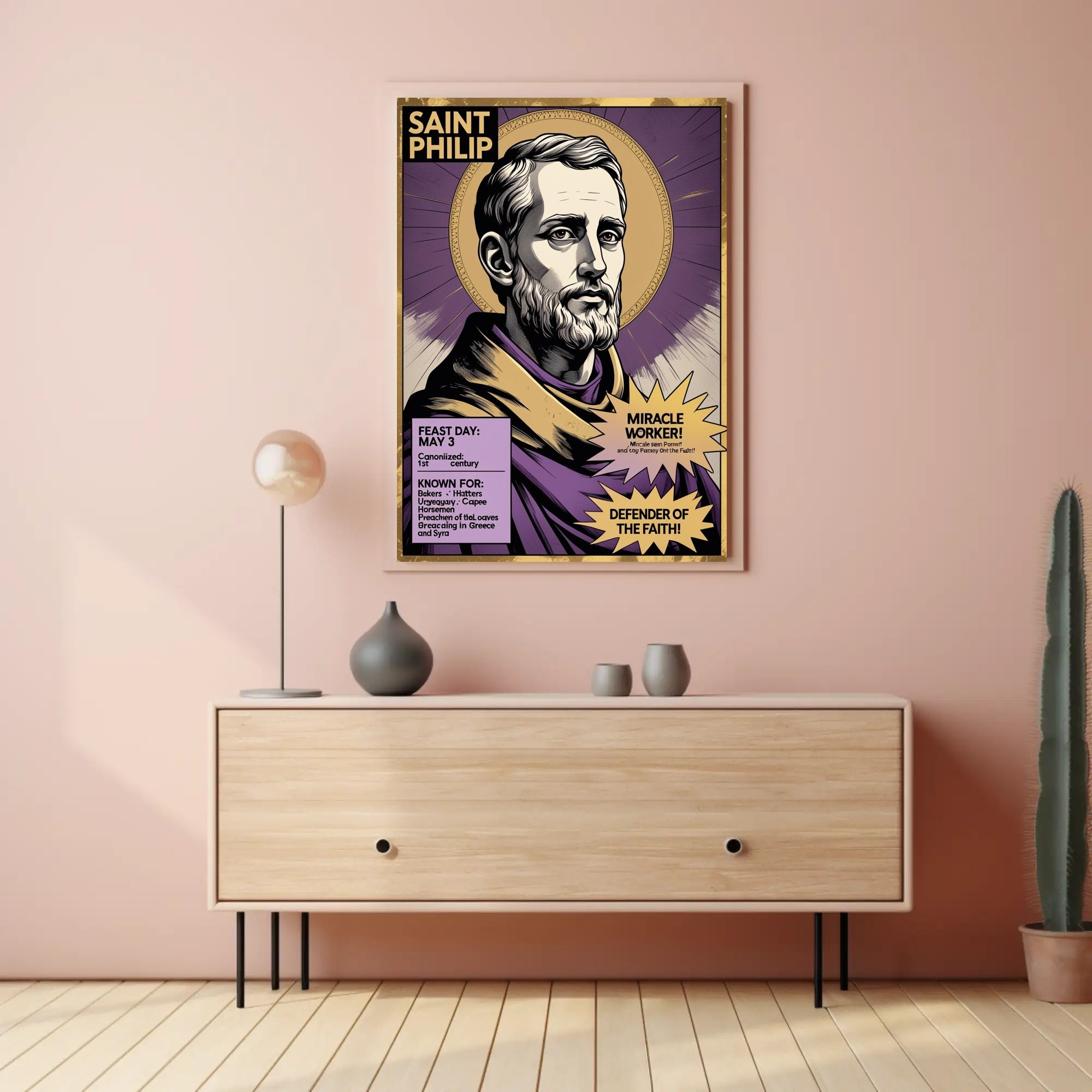 Saint Philip – Defender of the Faith Poster PosterGoat