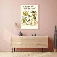Pickleball Showdown Poster PosterGoat