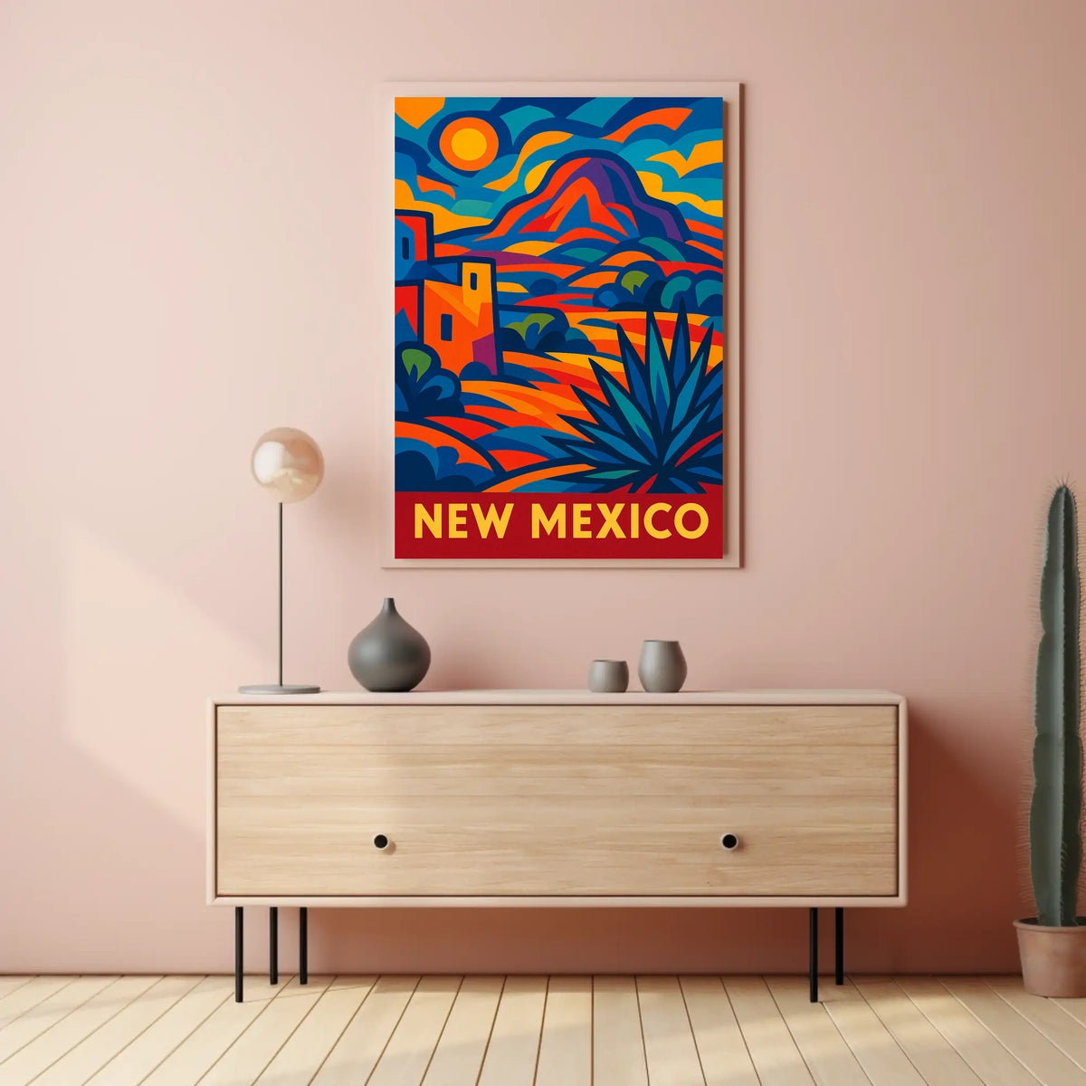 New Mexico Vibrant Landscapes Wanderlust Poster
