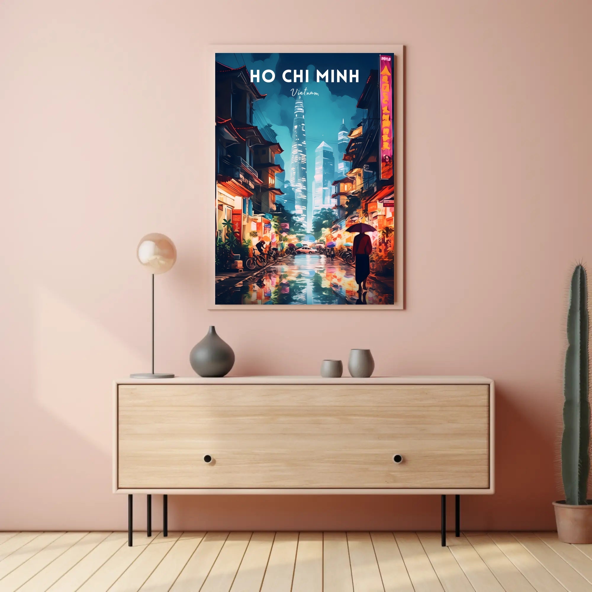 Ho Chi Minh Cityscape Poster