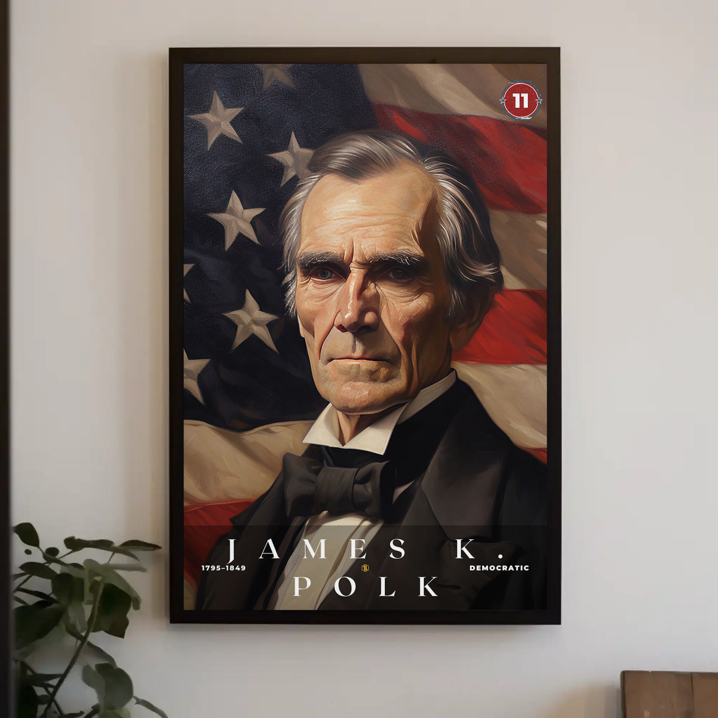 James Polk 11th President Of The United States Portrait
