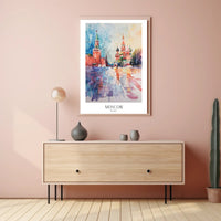 Vibrant Moscow Poster PosterGoat
