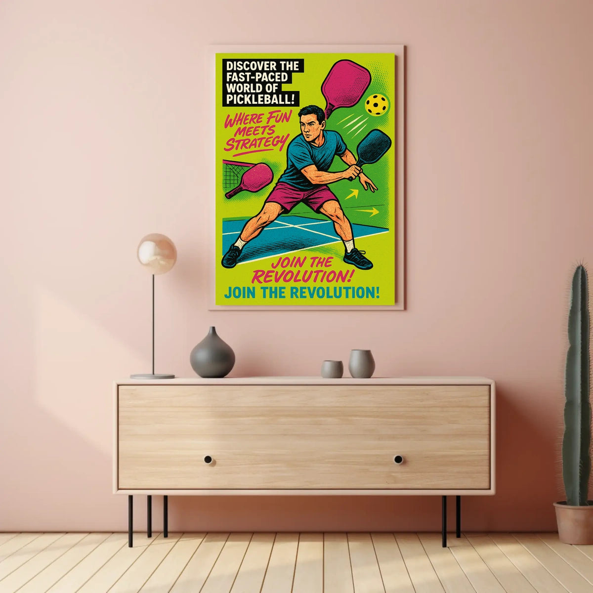 Discover the Fast-Paced World of Pickleball Poster