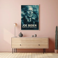 Joe Biden 46th President of the United States Double Exposure Poster