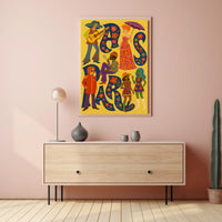 Retro Vibes A Colorful Celebration Poster