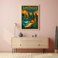 San Diego A Historical Coastal Gem Poster