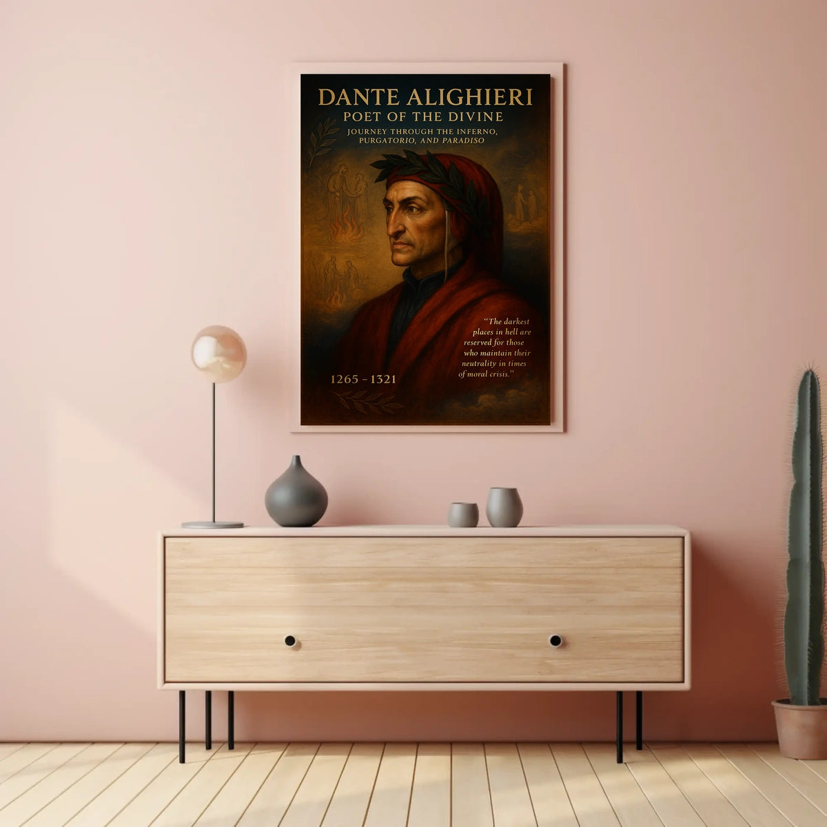 Dante Alighieri Poet of the Divine Poster
