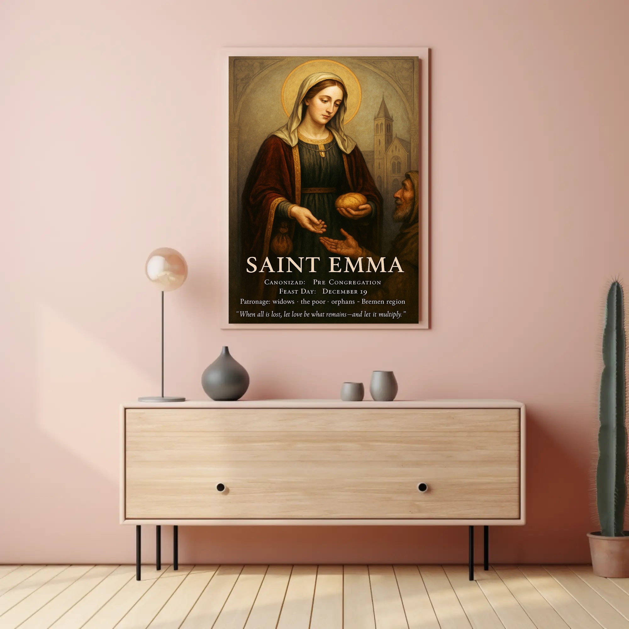 Saint Emma Poster PosterGoat