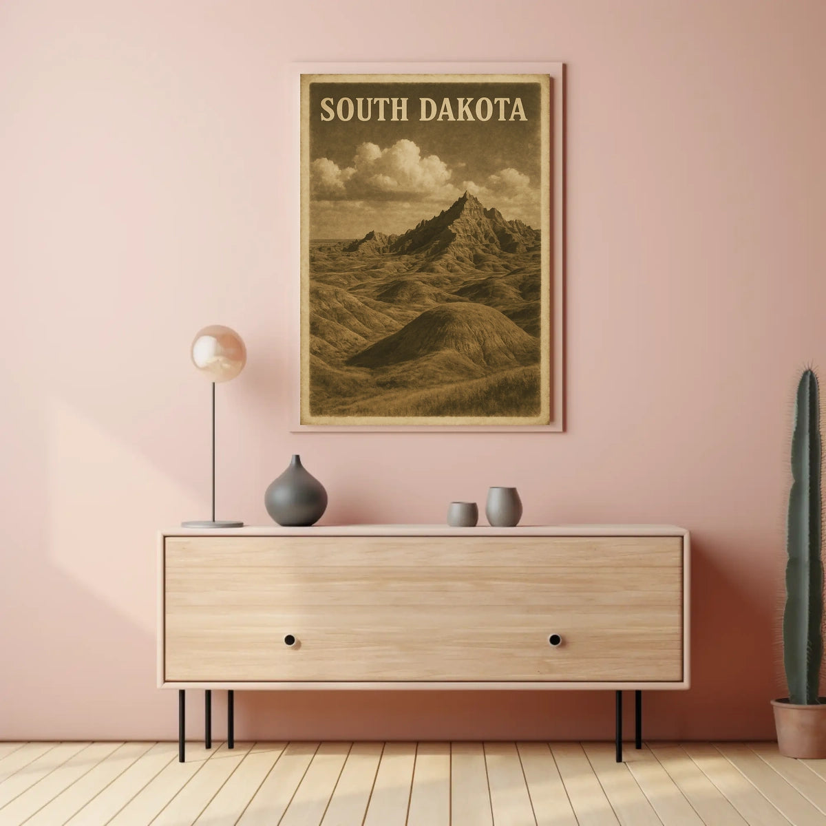 South Dakota Landscapes Timeless Poster