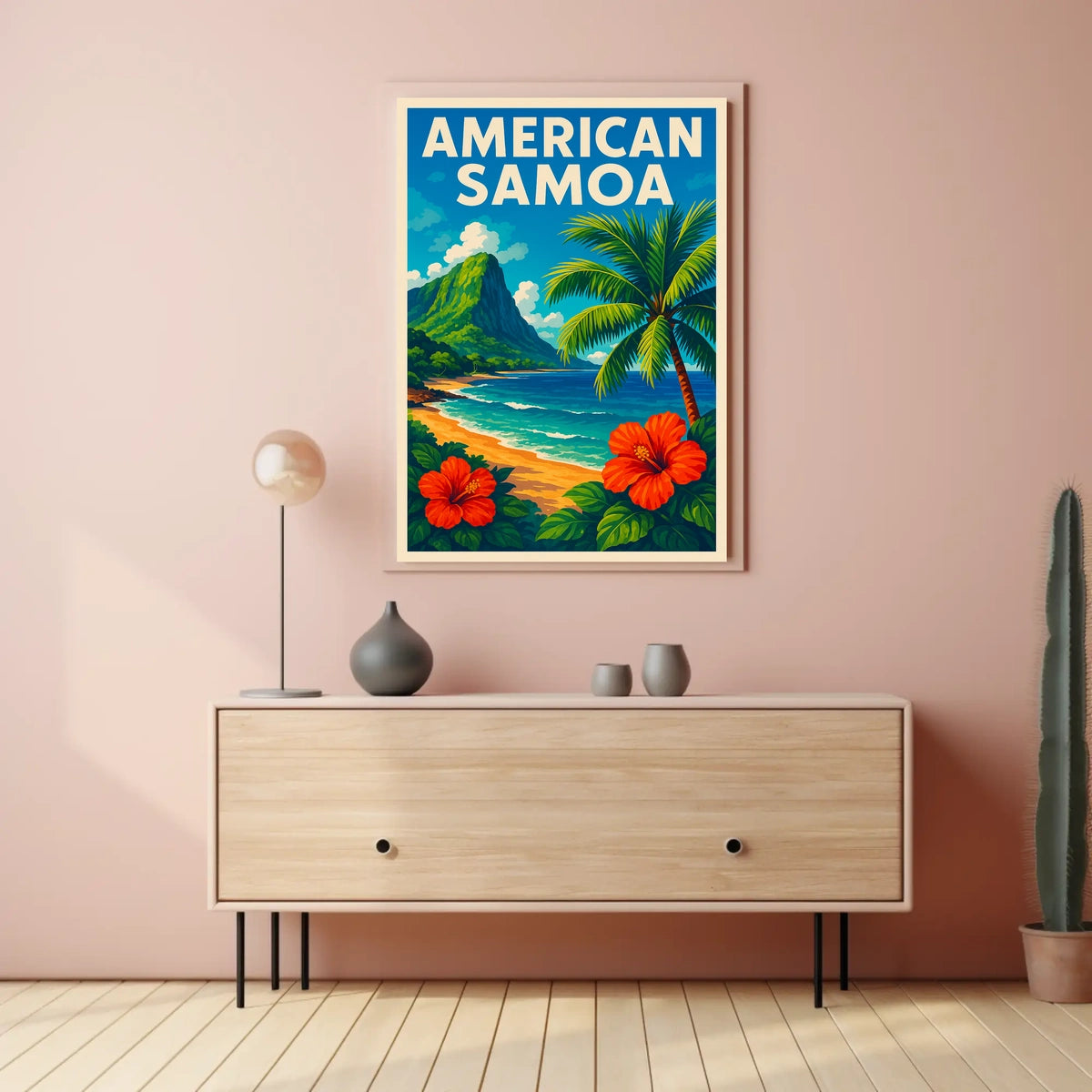 American Samoa Paradise Poster