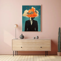 Surreal Transformation Poster Abstract Dream Wall Art