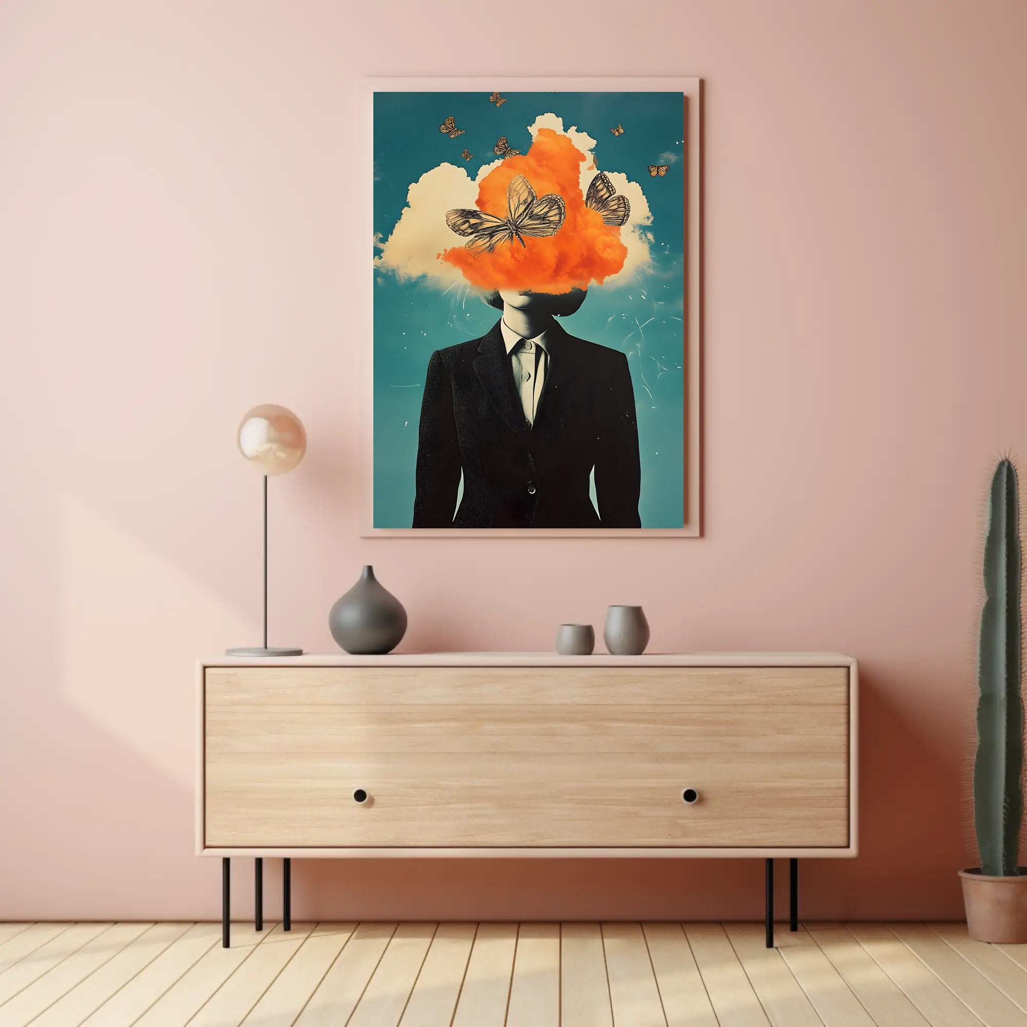 Surreal Transformation Poster Abstract Dream Wall Art