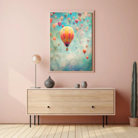 Colorful Balloon Festival Poster