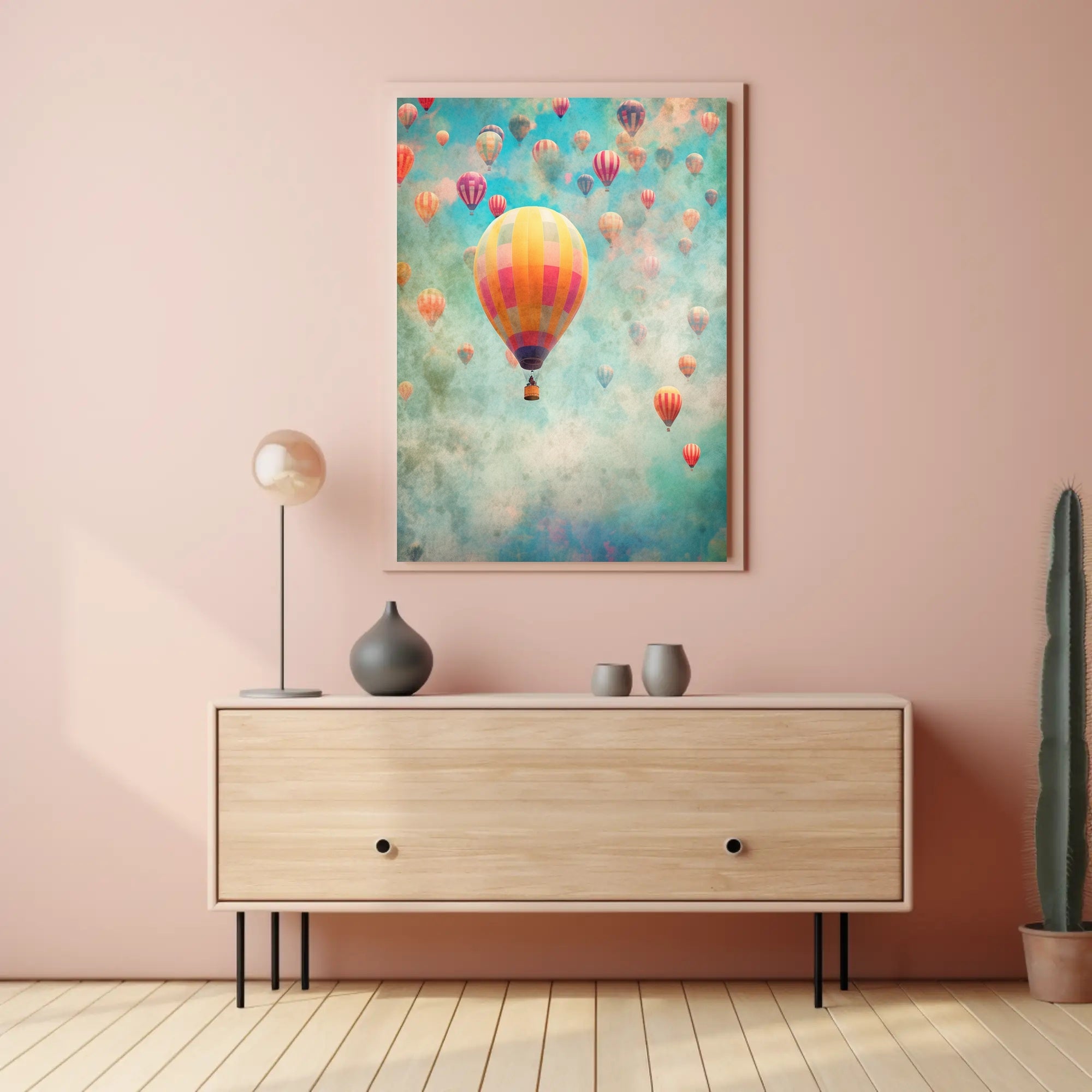 Colorful Balloon Festival Poster