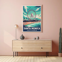 Santa Monica Beachfront Poster