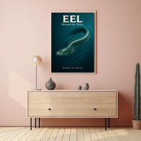 Eel Beneath the Waves Poster PosterGoat