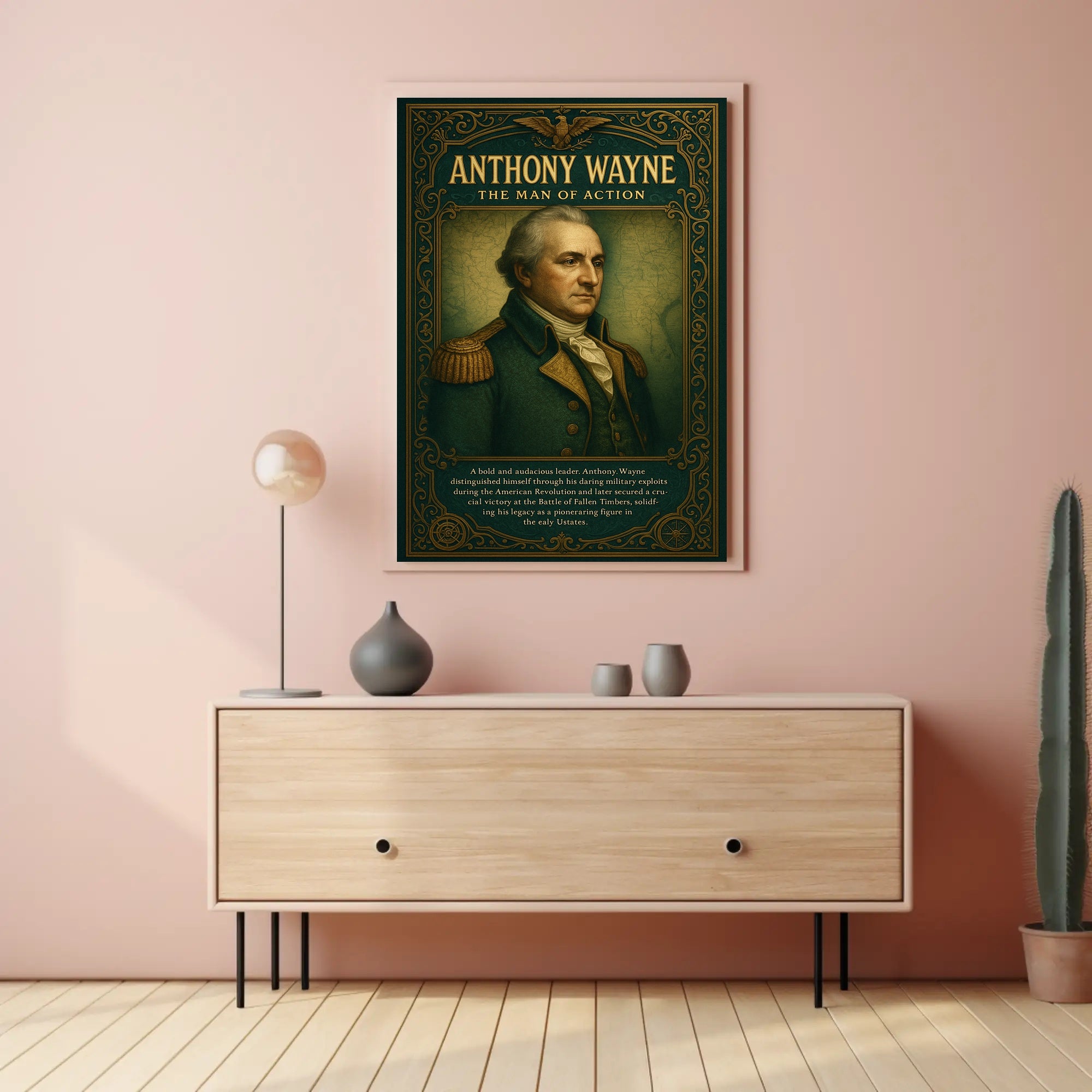 Anthony Wayne Portrait: Historical or Presidential Poster