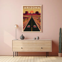 Arizona's Monument Valley Road Trip Poster
