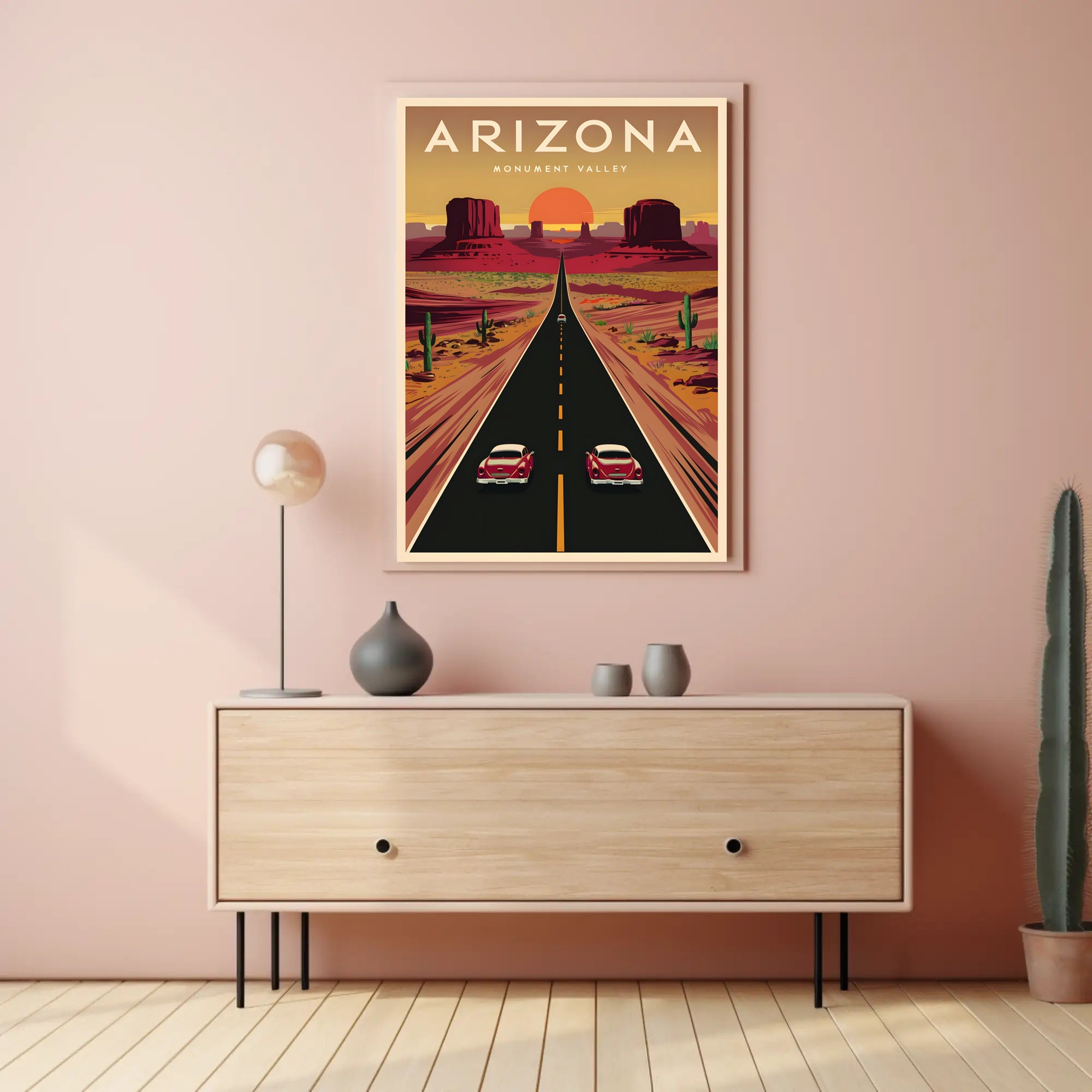 Arizona's Monument Valley Road Trip Poster