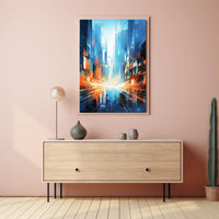 Futuristic Cityscape Poster