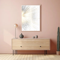 Vintage Cityscape Skyscrapers Art Deco Poster