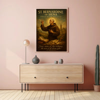 St. Bernardine of Siena Poster PosterGoat