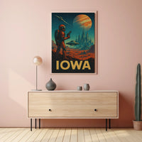 Iowa In Space Poster