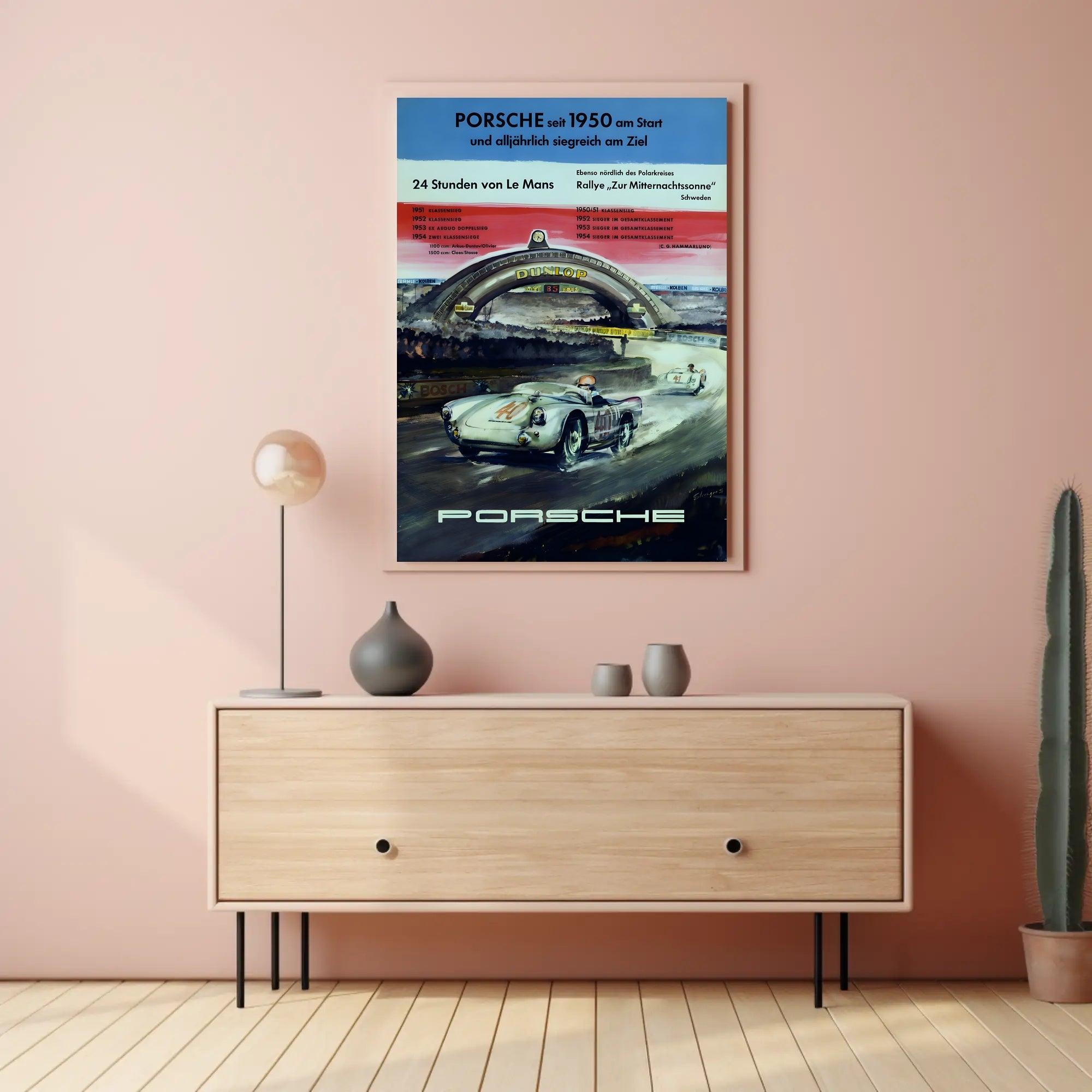 Porsche Racing Achievements Poster