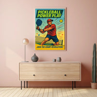 Pickleball Power Play Poster