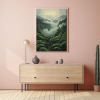 Journey Through The Misty Mountains Poster