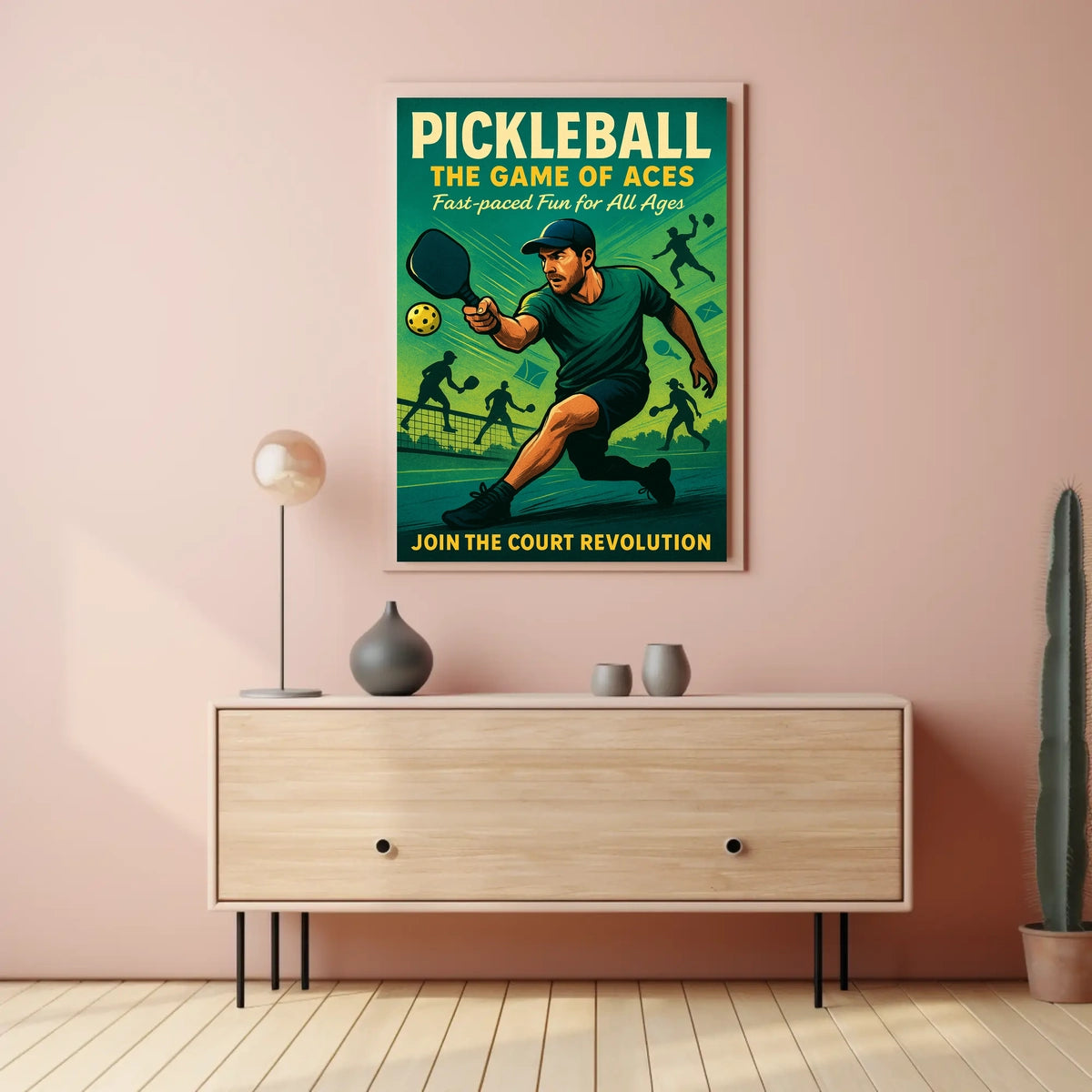 Pickleball The Game of Aces Poster