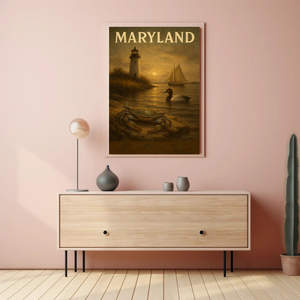 Maryland Coastal Serenity Poster