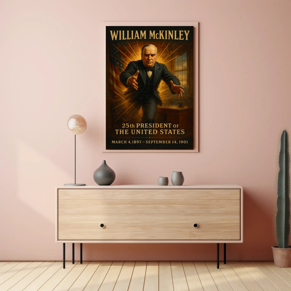 William McKinley 25th President Poster