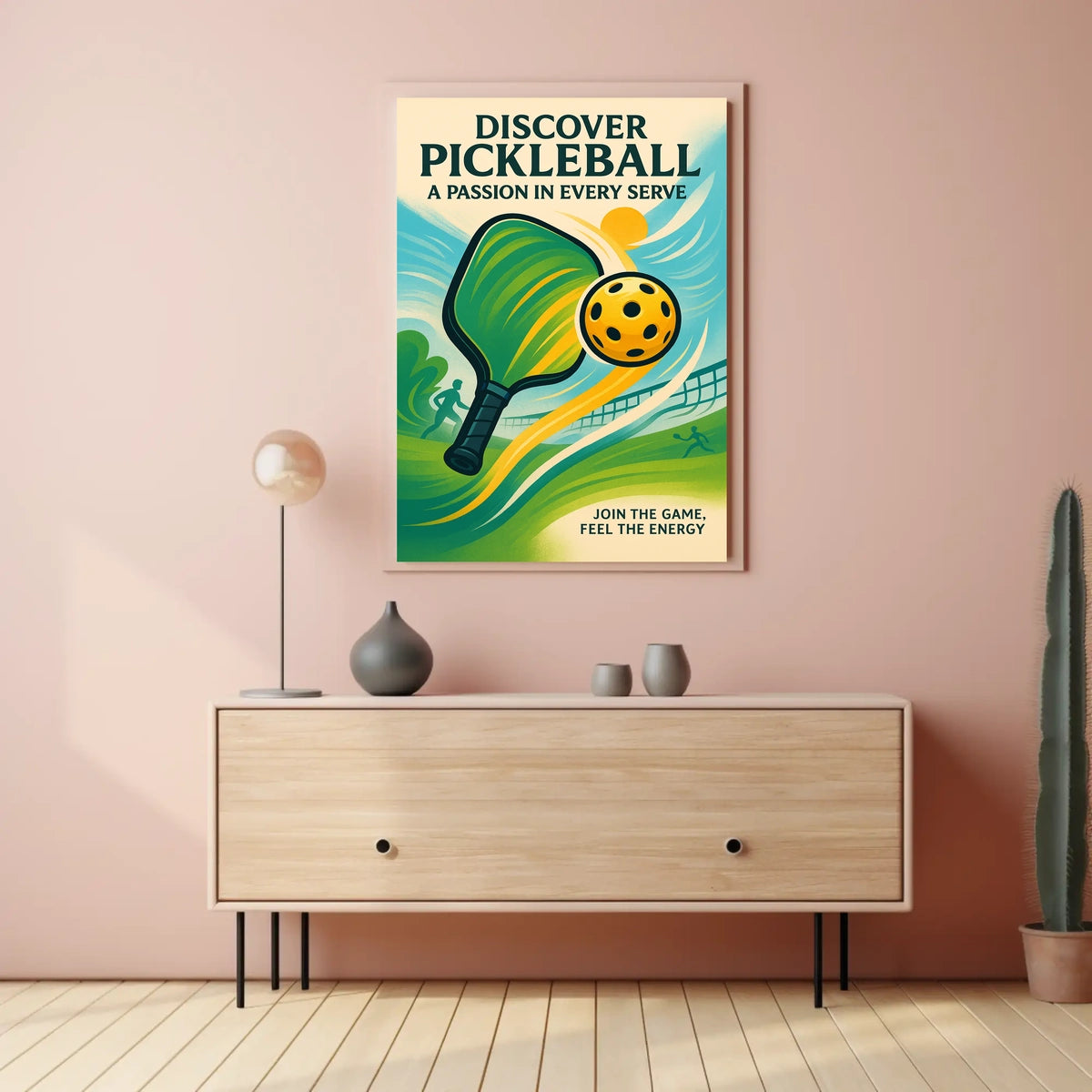 Discover Pickleball Poster