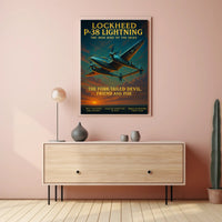 Lockheed P-38 Lightning Poster