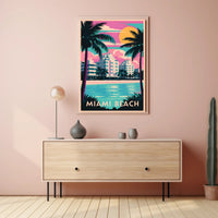 Miami Beach Paradise Poster