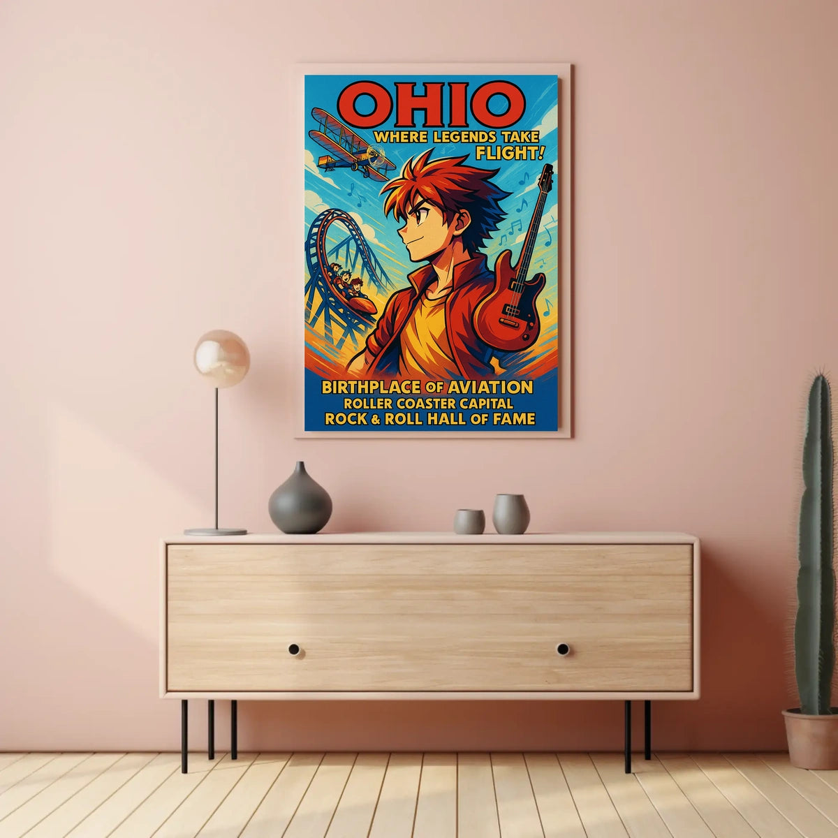 Ohio Where Legends Take Flight Poster