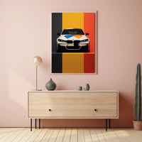 Vibrant Automotive Design Poster PosterGoat